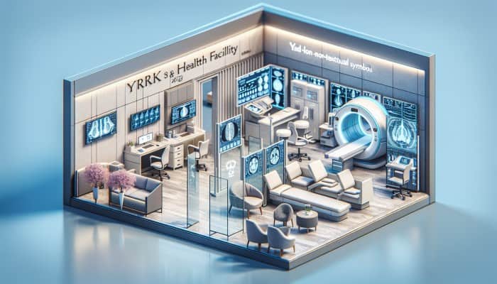 A modern health clinic in York with advanced screening equipment and personalized care in a serene, private setting.