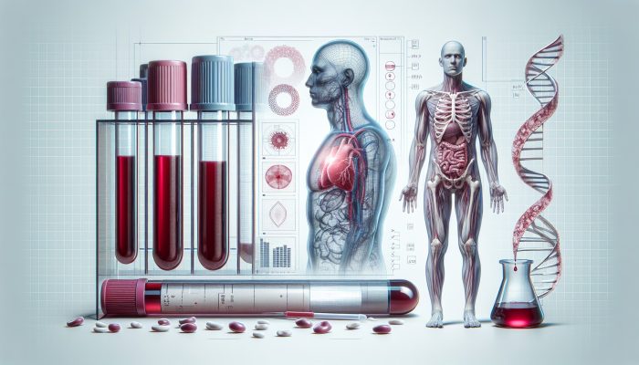 Ferritin Blood Test in Gravesend: Illustration of ferritin blood test analyzing iron levels, showing anemia and hemochromatosis effects.